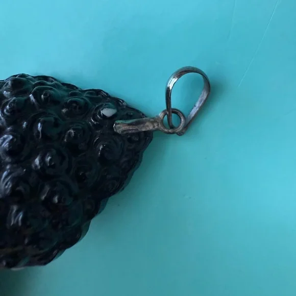 Black Buddha Pendant Necklace - Picture 2 of 6